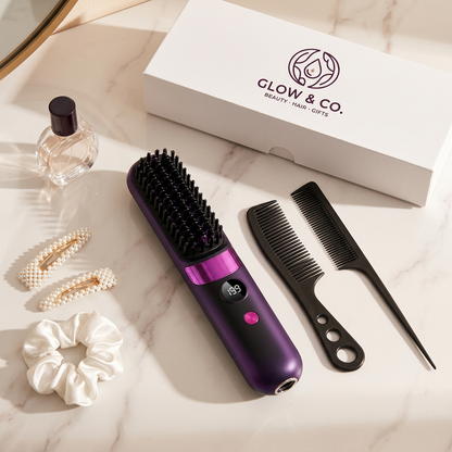 Lifestyle Flat Lay - Black Purple